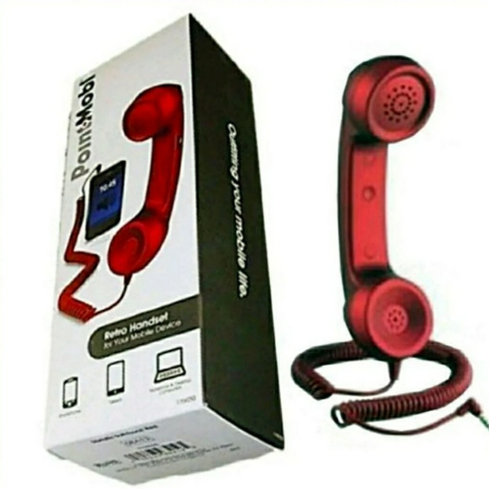 Grey PointMobl retro handset phone
